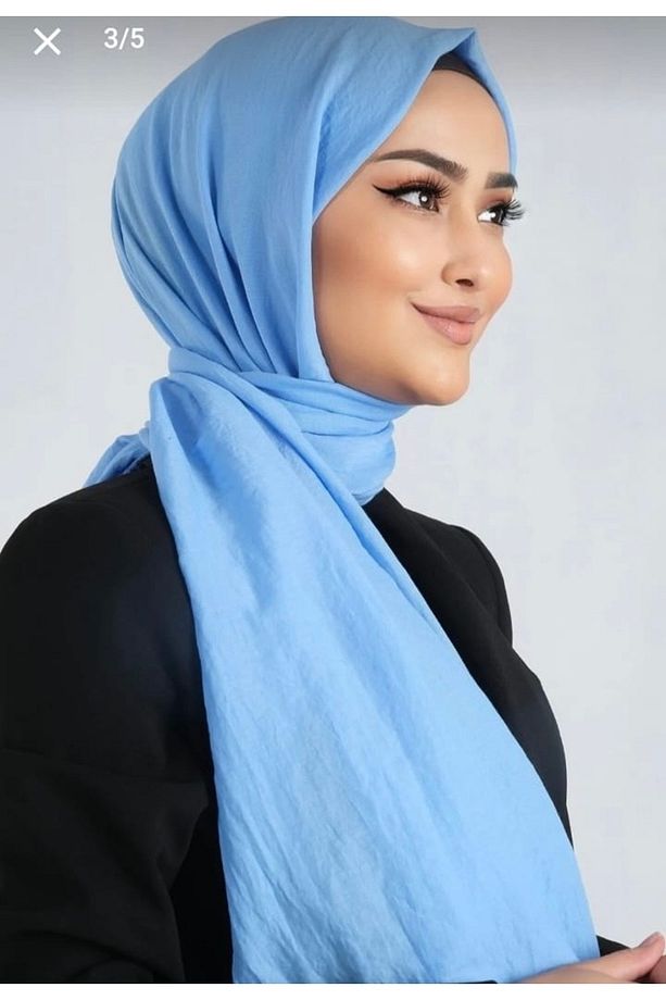 Harem Scarfs Amor Şal Mavi - 3
