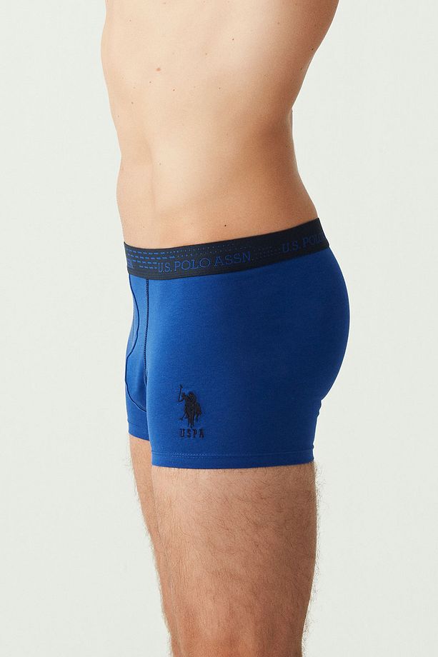 Erkek Saks - Lacivert - Sarı 3 Lü Boxer - 6