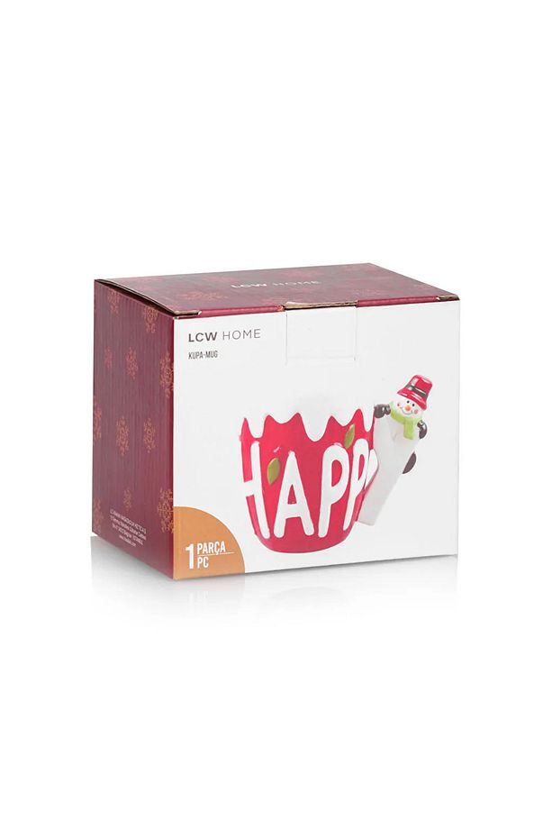 LCW HOME Karışık Yılbaşı Temalı Seramik Kupa 320 Ml - 4