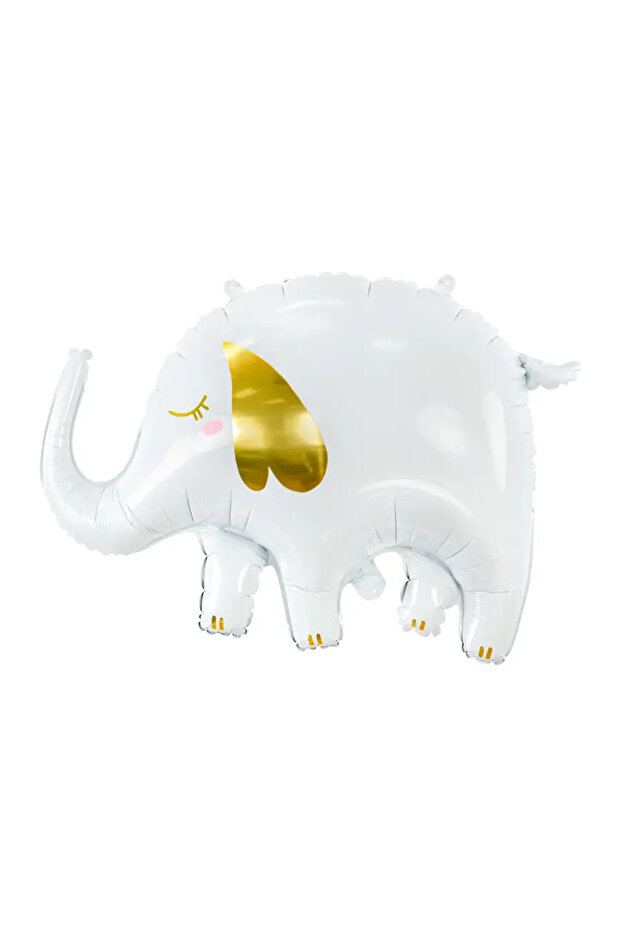 Foil Balloon Baby Elephant White 84*59 cm