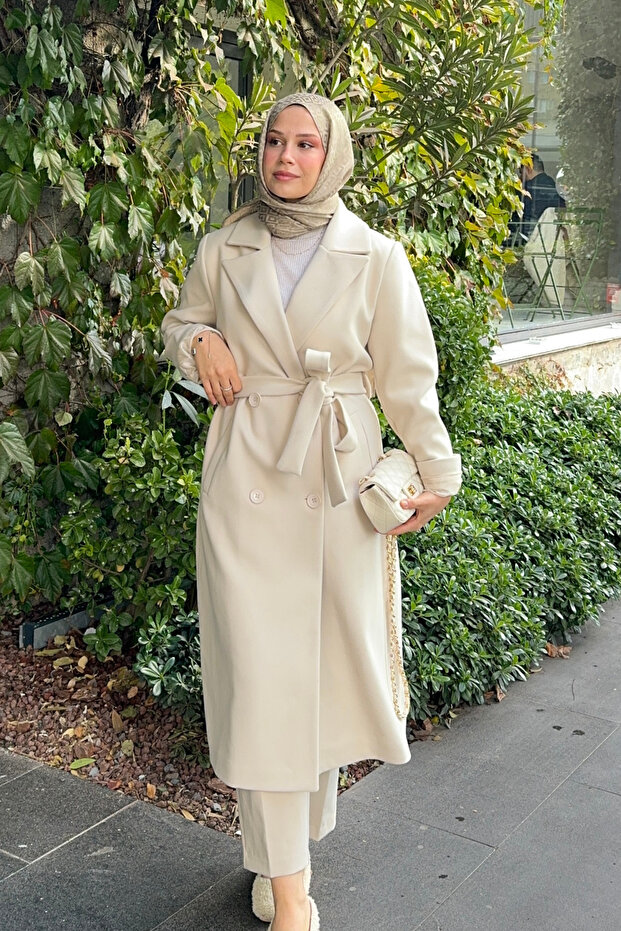 Long Lined Cashew Coat