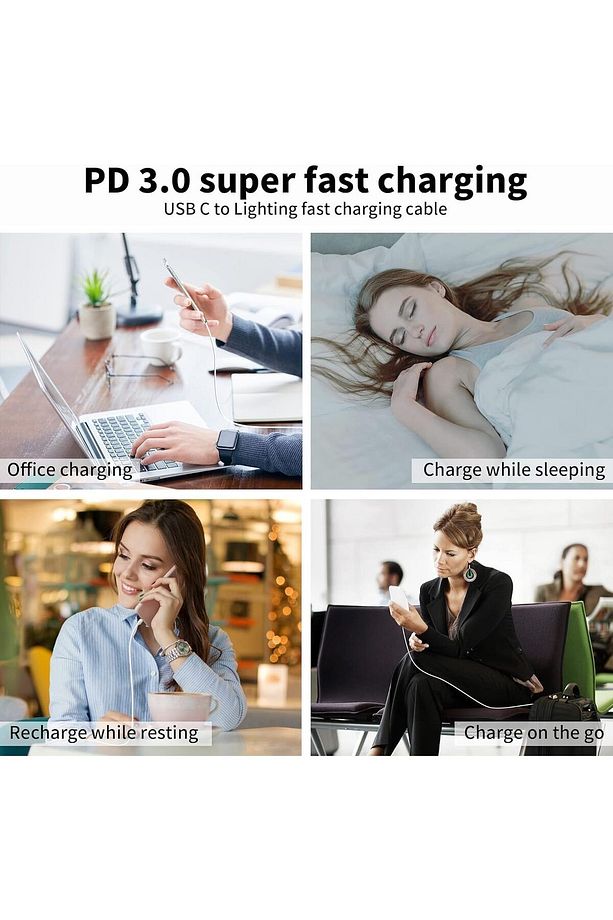 Iphone 15/16 Plus/16 Pro Max Uyumlu 35w Hızlı Şarj Adaptörü Usb-c Type-c Pd Şarj Başlığı - 8