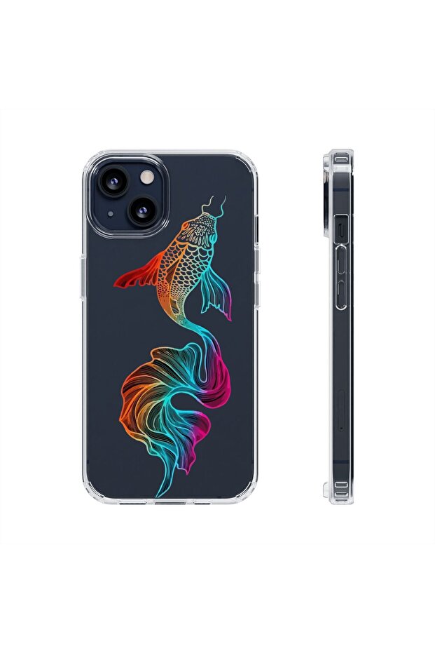 حافظة هاتف آيفون 7 بلس/ 8 بلس شفافة مطبوعة بنقوش شفافة ومطبوعة على الهاتف - 1