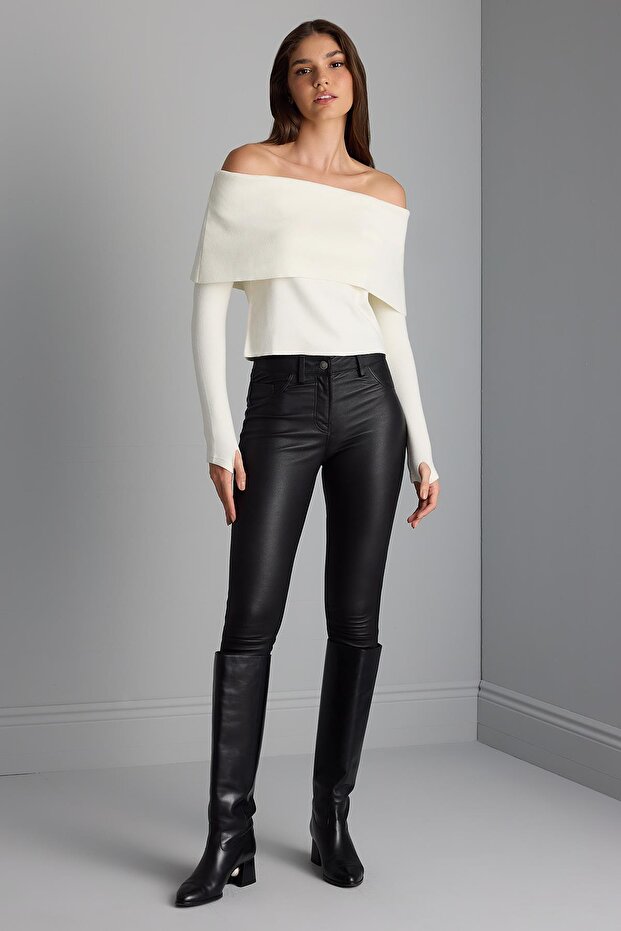 Bardot Yaka Triko Kazak - 1