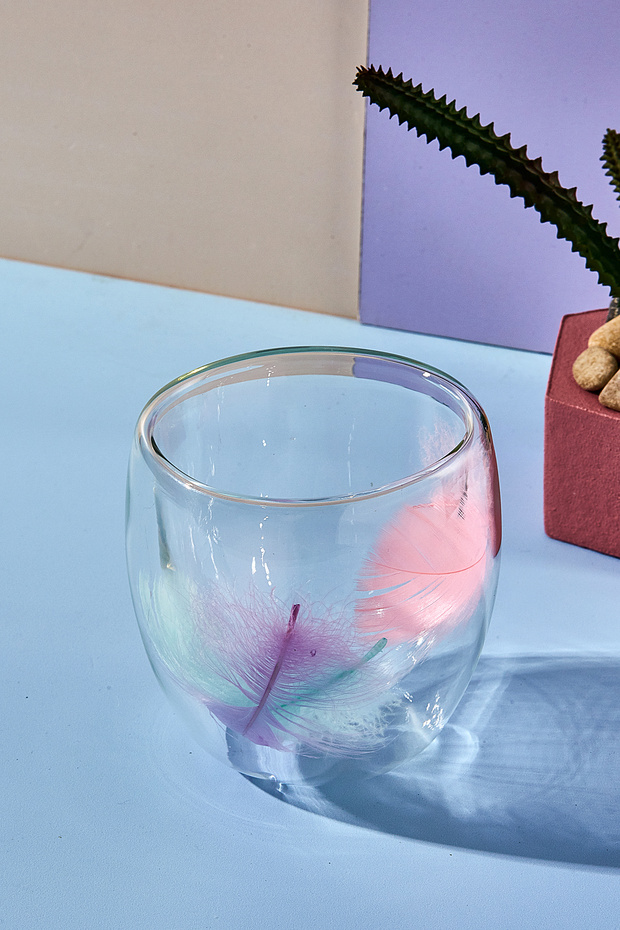 Double Feather 250 ml Bardak - 2