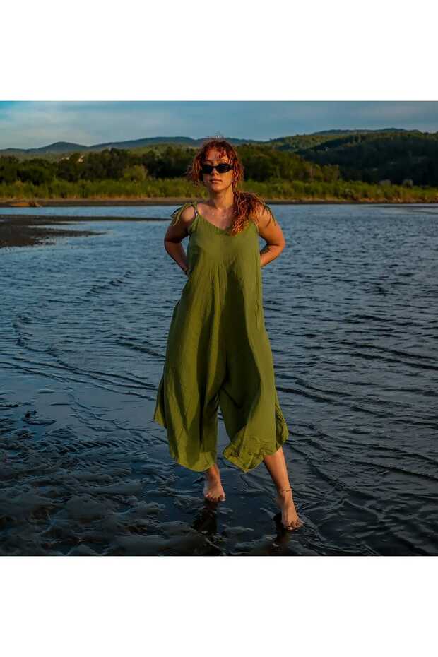 Kadın muslin tulum - 6