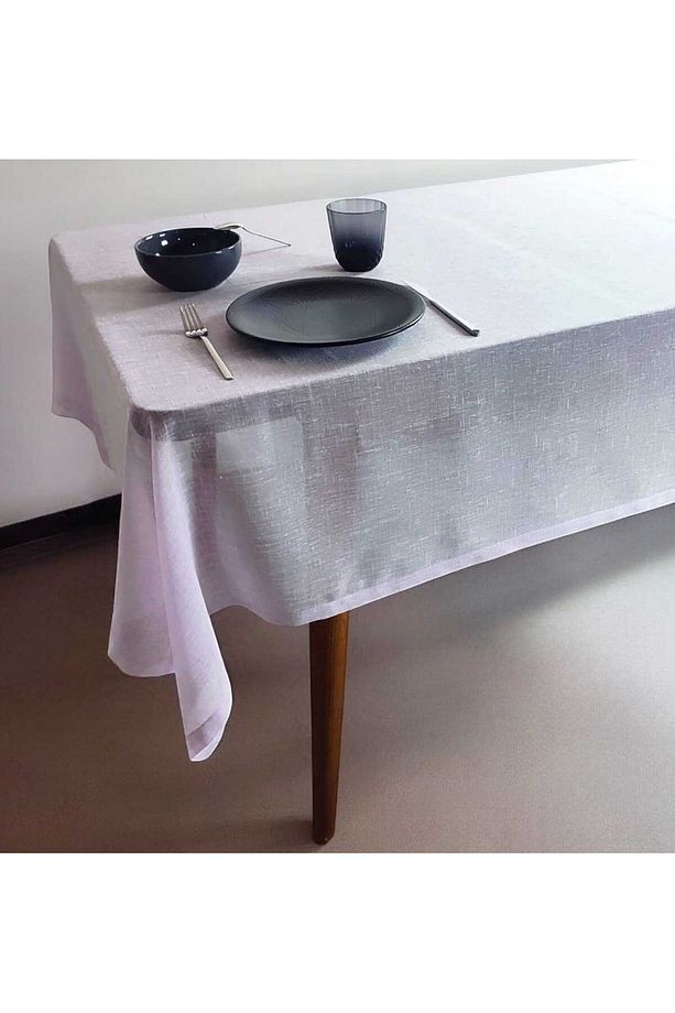 Lila Renk Ince Polyester Tül Dertsiz Masa Örtüsü(LM) - 2