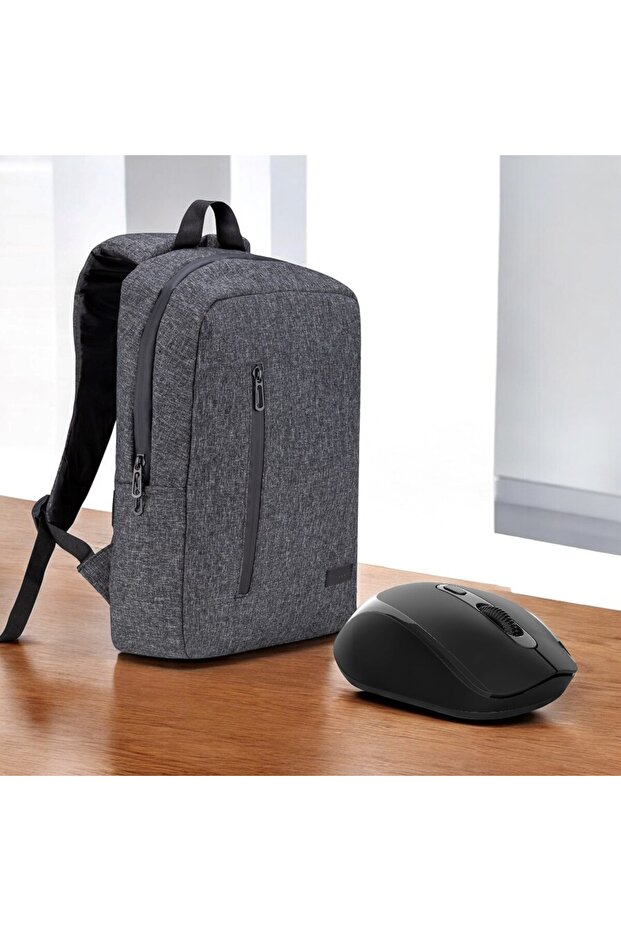 Bp-Wtx204G15.6" Wtxpro Waterproof Fabric Zipper Backpack+Wireless Mouse