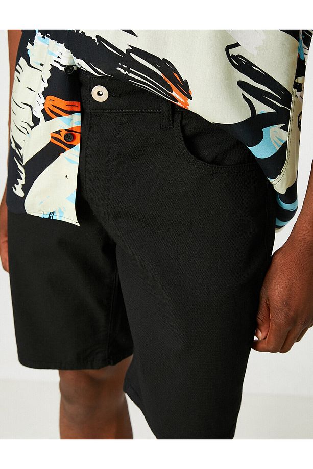 Basic Chino Şort - 5