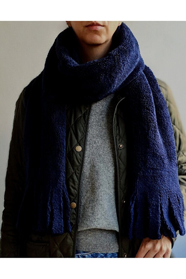 Peluş Kaşkol Atkı - 2