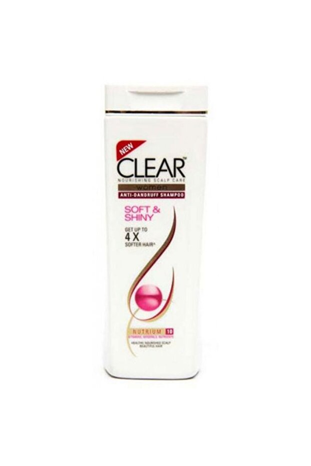 Shampoo 400 ml Soft Shiny (WHITE) --- كلير شامبو قوة ولمعان 400مل ابيض