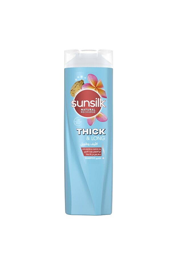 Shampoo Thick And Long 400ml(0899) --- صانسيلك شامبو كثيف وطويل400مل0899