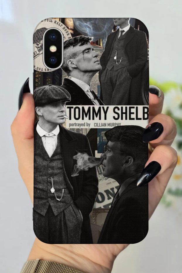 Apple iPhone X Compatible Hd+ Printed Peaky Blinders Patterned Silicone Case