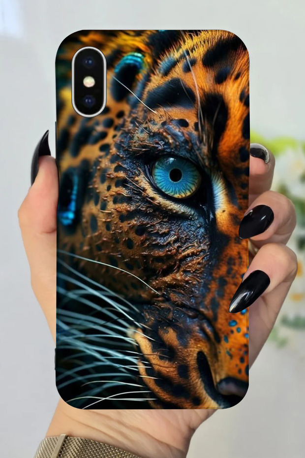 جراب سيليكون مطبوع عالي الدقة متوافق مع هاتف Apple iPhone Xs