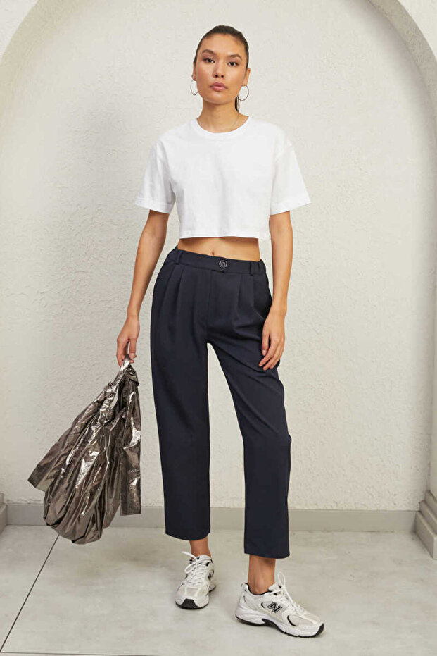 PREMIUM BASIC CROP TİŞÖRT - 5