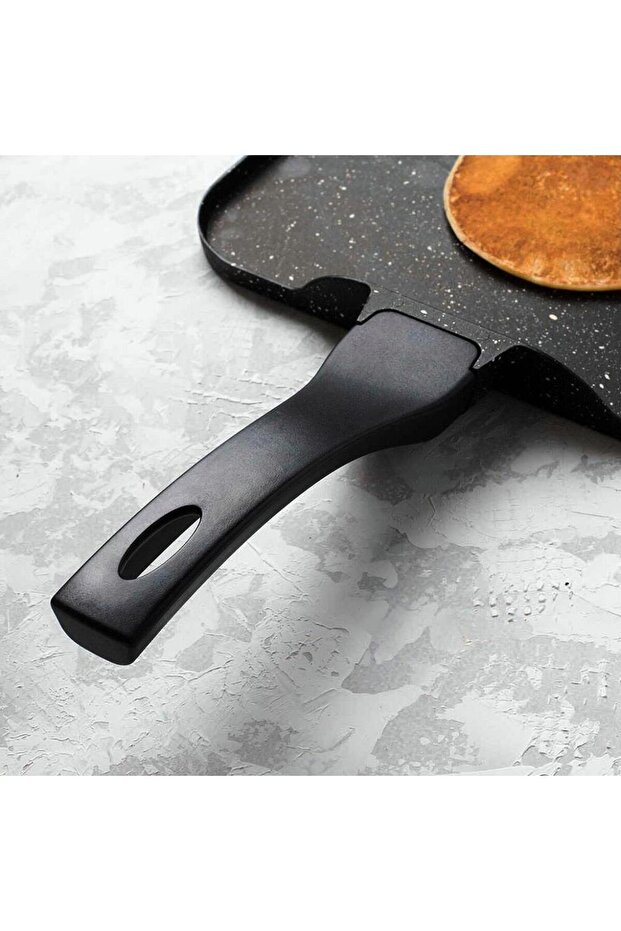 Burak Eda 28 Cm Kare Döküm Krep Tavası - 3