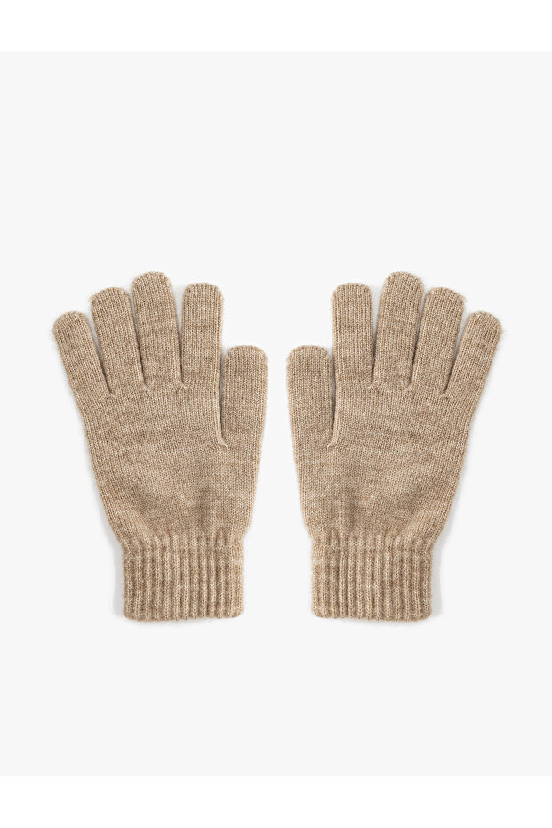 Basic Knitted Gloves - 1