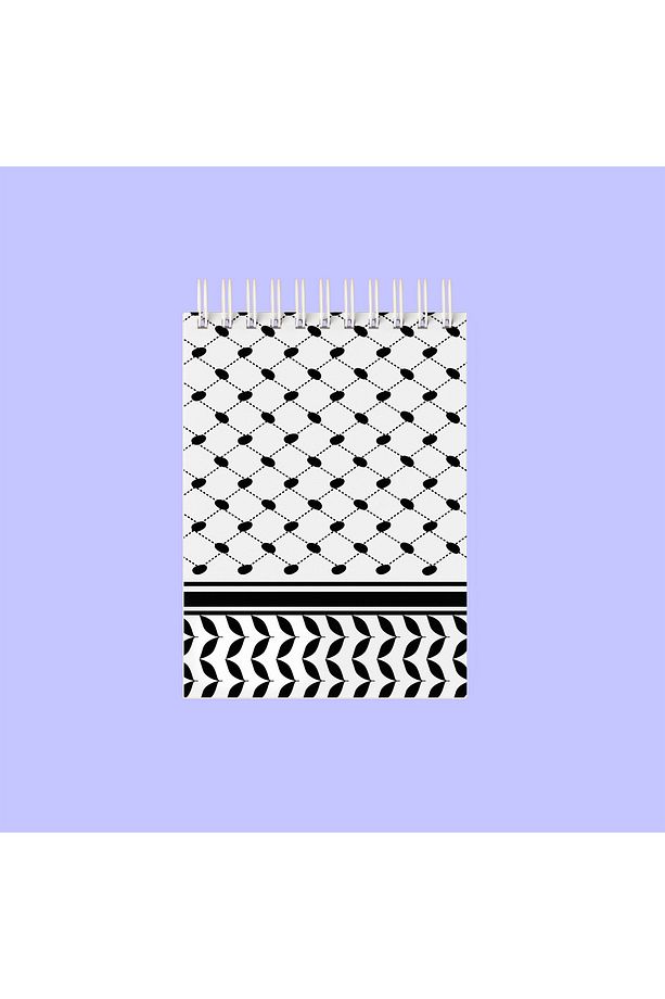 Filistin 2li Set - Spiral Telli Çizgisiz Notluk, A6 Boyut - 4