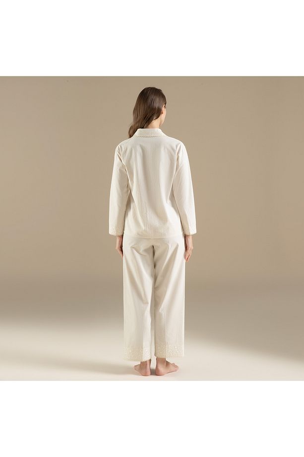 Artısan Pijama Takımı Ekru/Bej - 5