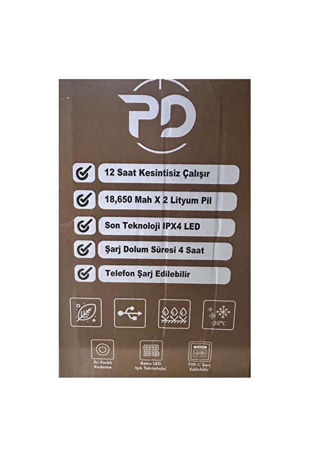 PD-5555 Şarjlı Kamp Lambası - 3