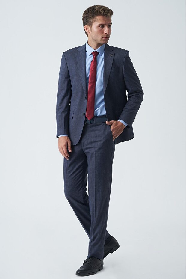 Coventry T2459 4 Drop Slim Fit Lycra Suit Patterned
