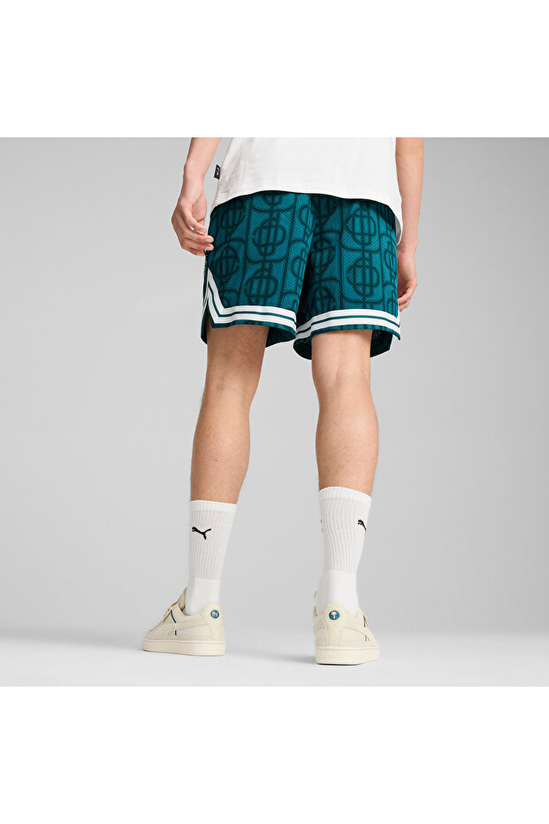 X Ptc Aop Mesh Shorts Unisex Yeşil Şort - 3