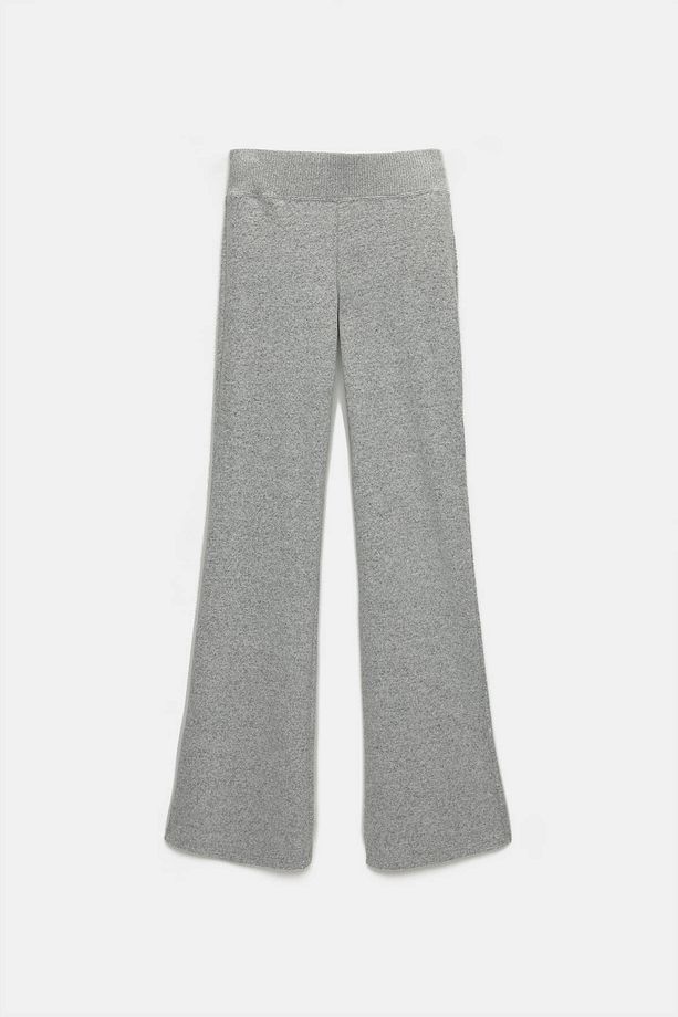 Yumuşak dokulu İspanyol paça pantolon - 6
