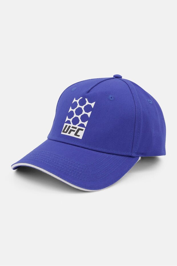 Men Brand Logo Adjustable Baseball Cap, Light Blue