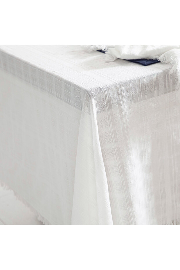 Encore Masa Örtüsü Beyaz - 4
