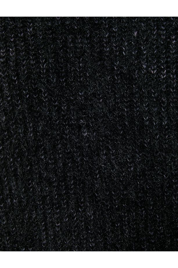 Balıkçı Oversize Örgü Kazak - 6