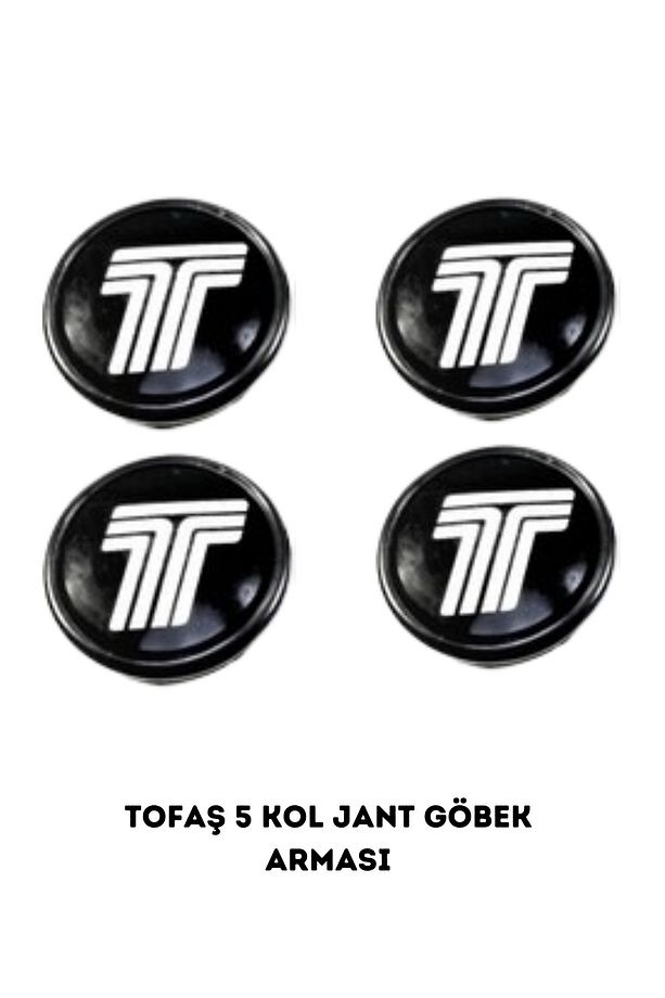 Fiat Tofaş Doğan Şahin Kartal uyumlu Jant göbek Arması 5 kol - 2