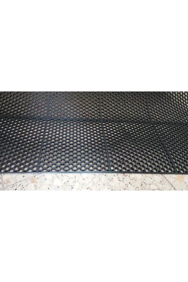 Siyah Islak Zemin Matı Kare Banyo Kaymaz pvc petek mat paspas - 2