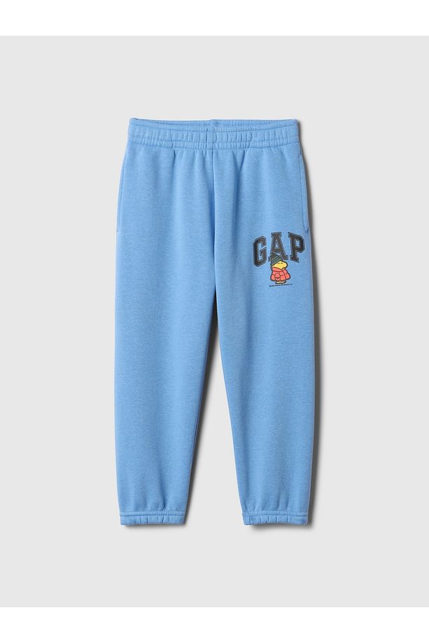Erkek Bebek Mavi Gap Logo Peanuts Grafikli Jogger Eşofman Altı - 1