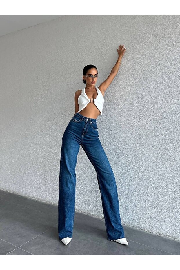High Waist Wide Leg Jean-42