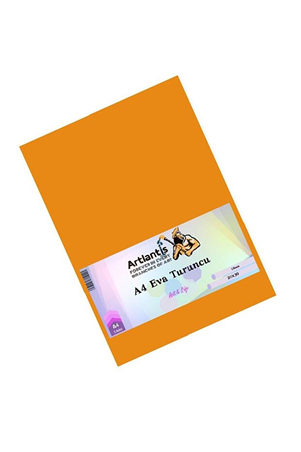 Orange Eva A4 20x30 5 Pieces Eva 20*30