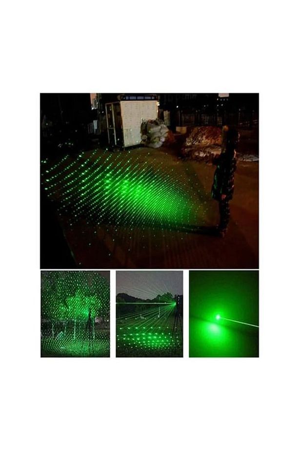 A kalite Güçlü Laser Pointer Şarjlı Güçlü Yeşil Lazer Metal Kasa New Version - 6