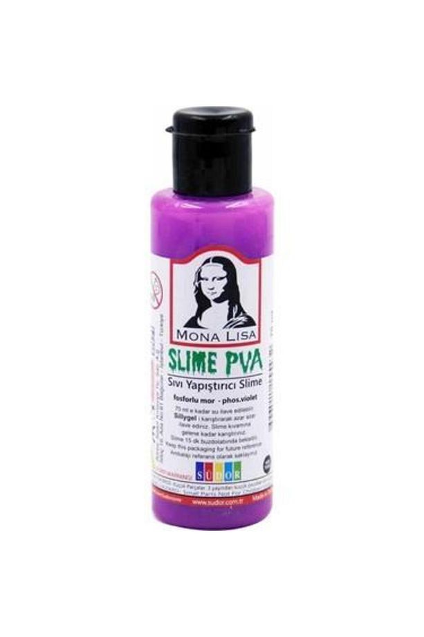 Slime Seti Fosforlu Mor Renk 70 ml Renkli Slaym Sılaym Seti 70 ml Slime Borax - 2