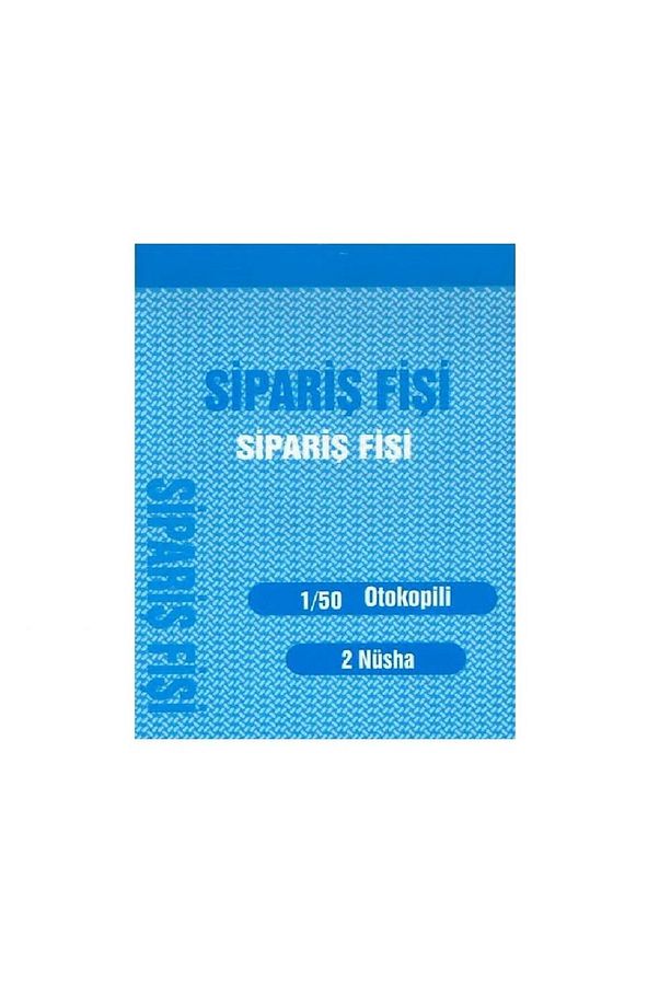 Sipariş Fişi Mini Otokopili 1-50 10x14 Sipariş Fişi Kendinden Karbonlu 50 Sayfa 3 Adet - 2