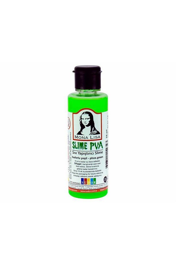 Slime Seti Fosforlu Yeşil Renk 70 ml Renkli Slaym Sılaym Seti 70 ml Slime Borax - 2