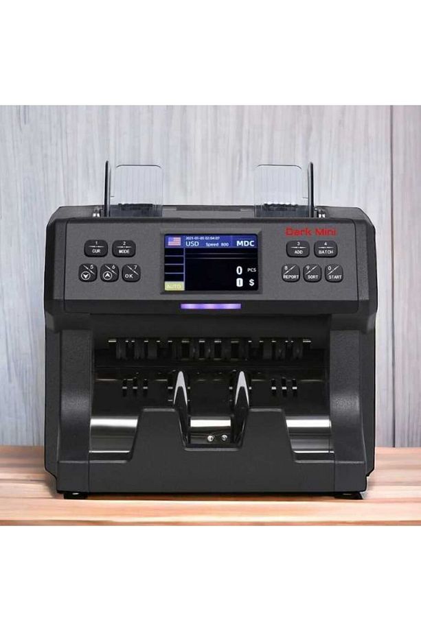 Dark Mini Para Sayma Makinesi 10 Ülke Çift Cıs - 2