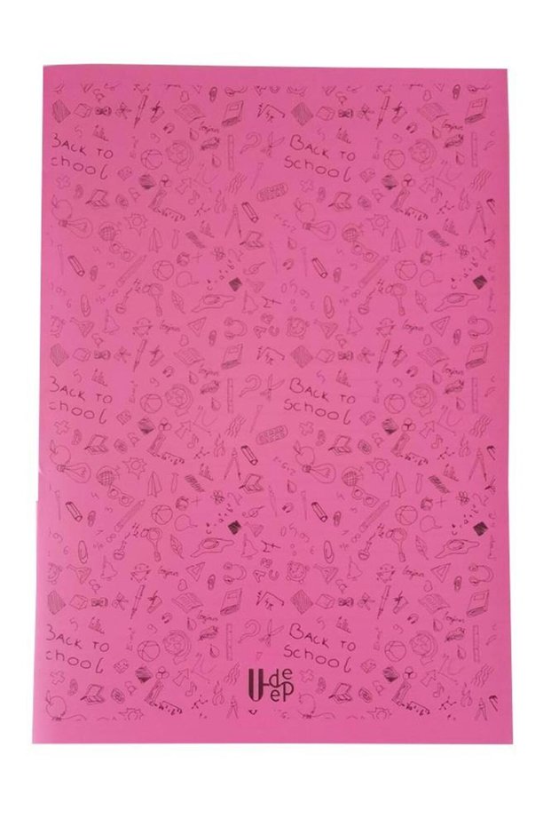40 Sheets Checkered Notebook Plastic Cover A-4 1 Piece PP Cover Large Size Checkered Notebook 40 Pages A4 Pattern