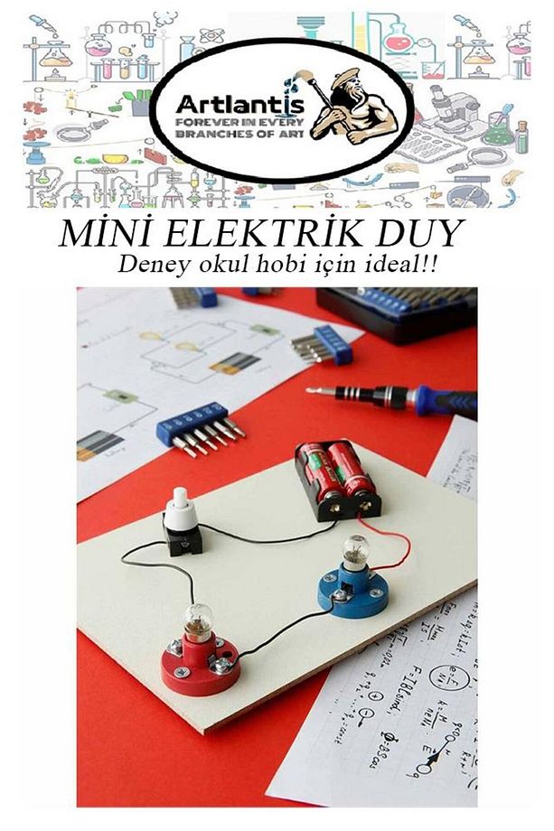 Mini Duy 10 Adet Deney Duyu Proje Için Küçük Ampul Yuvası Minyonet Duy Okul Sınıf Elektrik Devre Den - 4