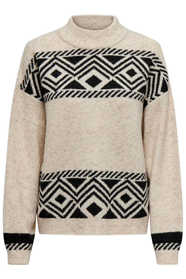 Kadın O Yaka Örme Kazak - 15321179 - 5