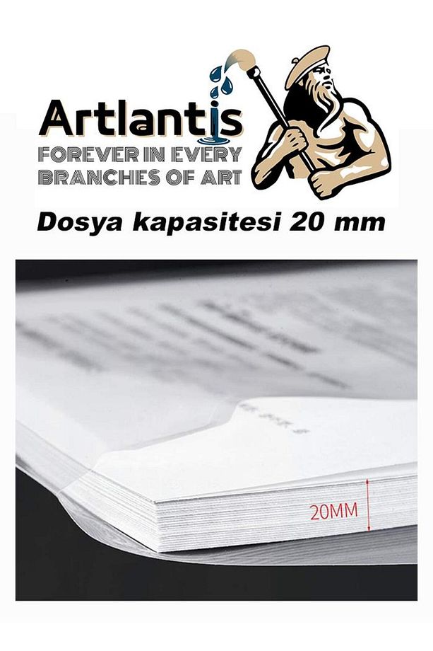 A3 Çıtçıtlı Dosya Şeffaf 5 Adet A-3 Çıtçıtlı Zarf Dosya Transparan 47x33.5 Cm Büyük Boy Çıtçıtlı Dos - 5