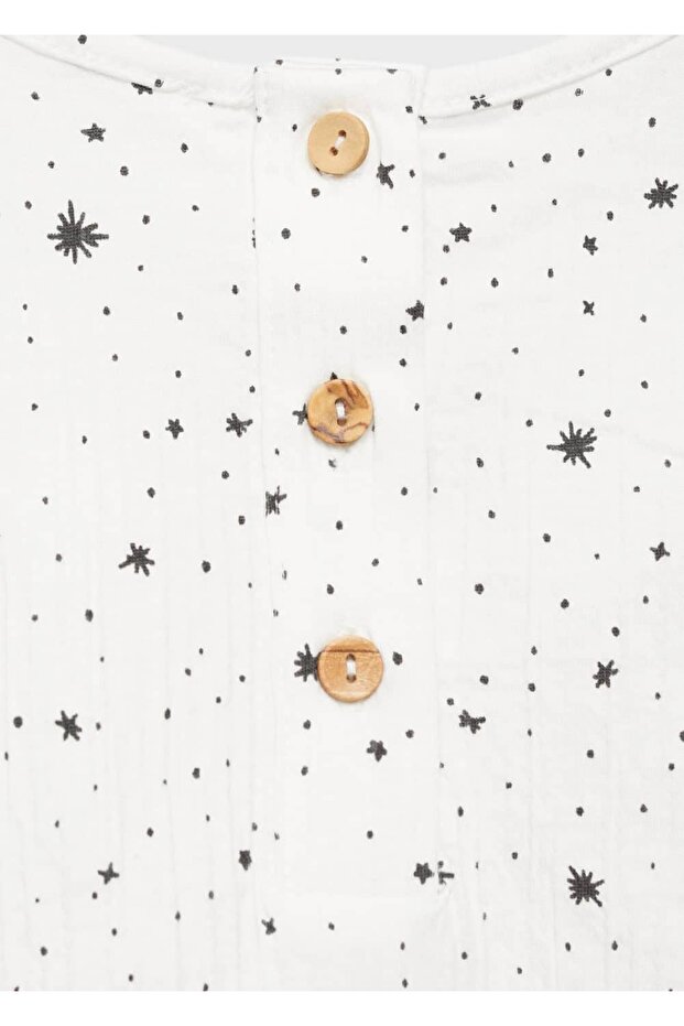 Patterned cotton bodysuit - 3