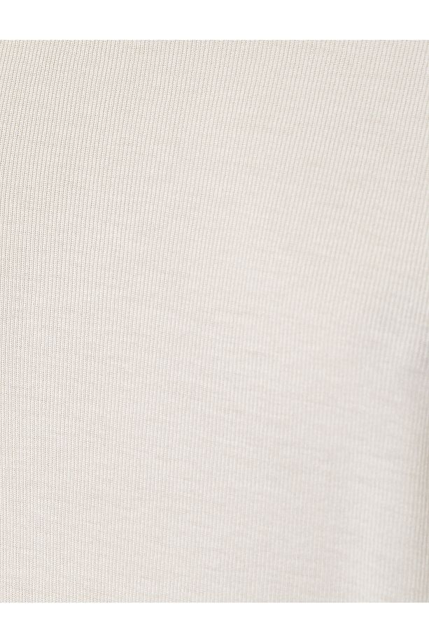 Pijama Üstü Kısa Kollu Bisiklet Yaka - 6