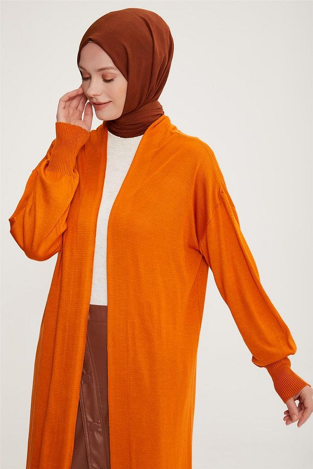 Hırka 22kd4245 Yanık Oranj - 3