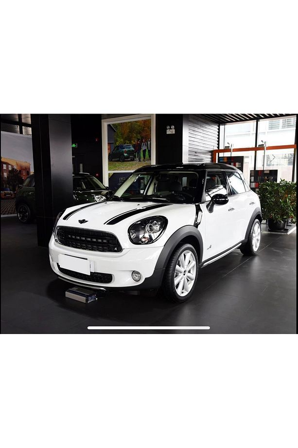 Mini Cooper R60 F55 F56 F60 Ön Kaput Şerit Kaplama Siyah - 1