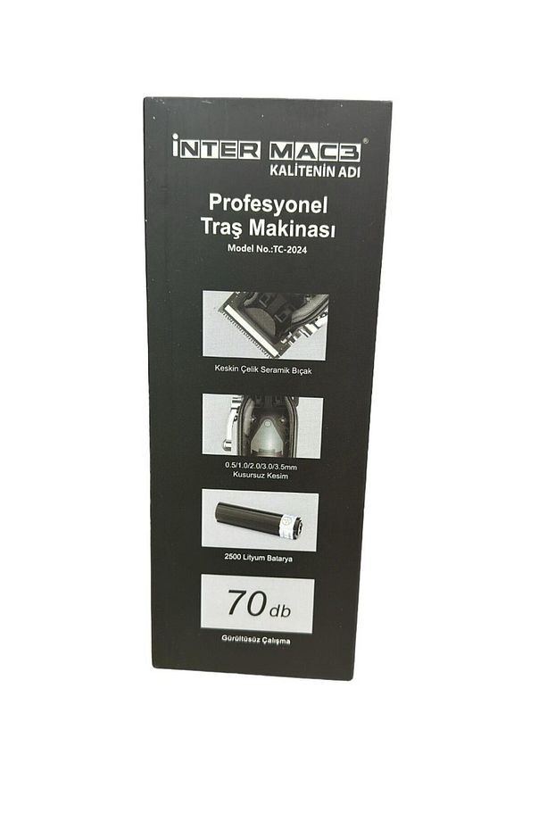İntermac Tc-2024 Profesyonel Çelik Bıçak ve Gövdeli Tıraş Makinesi - 5