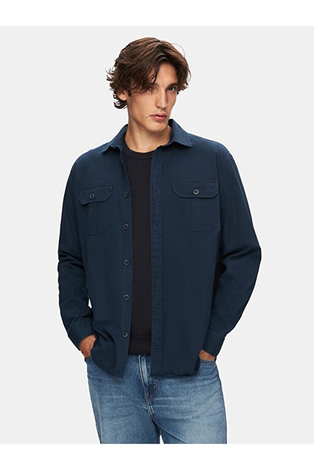 Lacivert Gömlek - 2